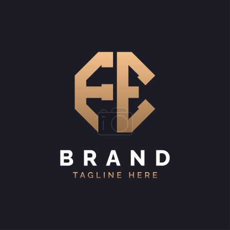 FE Logo Design. Modern, Minimal, Elegant and Luxury FE Logo. Alphabet Letter FE Logo Design for Brand Corporate Business Identity.