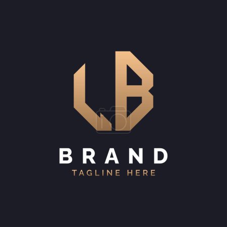 LB Logo Design. Modern, Minimal, Elegant and Luxury LB Logo. Alphabet Letter LB Logo Design for Brand Corporate Business Identity.