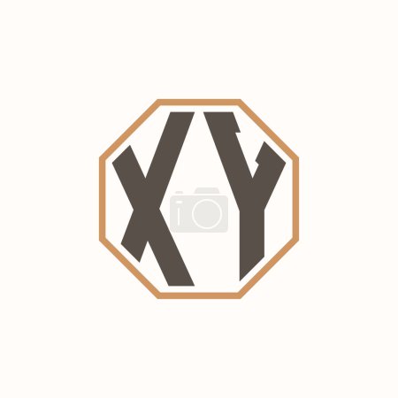 Modern Letter XY Logo for Corporate Business Brand Identity. Creative XY Logo Design.