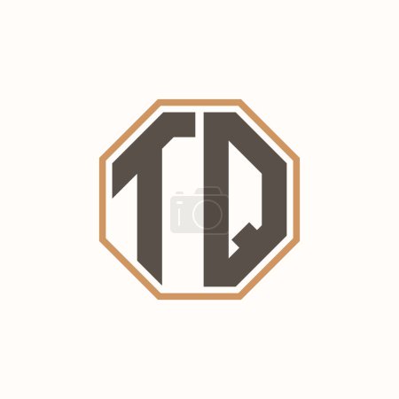 Modern Letter TQ Logo for Corporate Business Brand Identity. Creative TQ Logo Design.