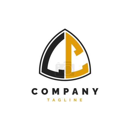 Initial Letter LC Logo Design. Alphabet LC Logo Template