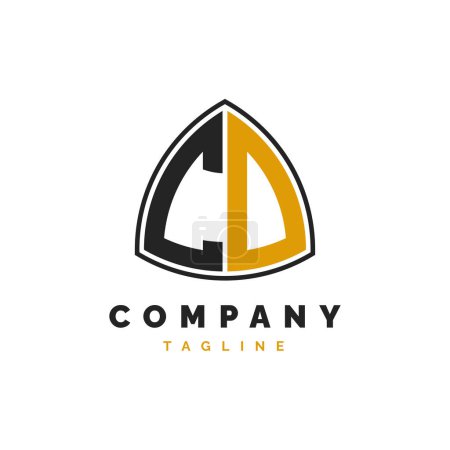 Lettre initiale CO Logo Design. Modèle de logo Alphabet CO