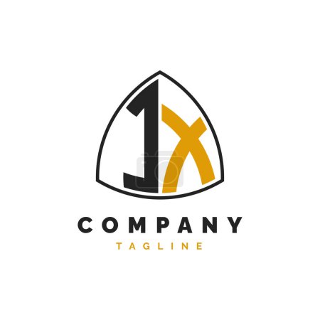 Initial Letter IX Logo Design. Alphabet IX Logo Template