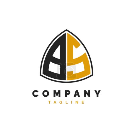 Initial Letter BS Logo Design. Alphabet BS Logo Vorlage