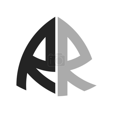 Modern Creative RR Logo Design. Letter RR Icon for any Business and Company
