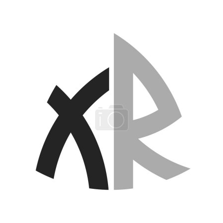Modernes Creative XR Logo Design. Buchstabe XR Icon für jedes Unternehmen und Unternehmen