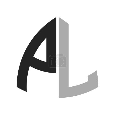 Modern Creative PL Logo Design. Letter PL Icon for any Business and Company