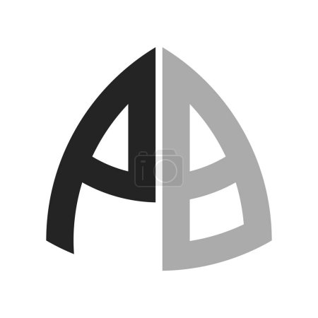 Diseño creativo moderno del logotipo de PB. Letra PB icono para cualquier negocio y empresa