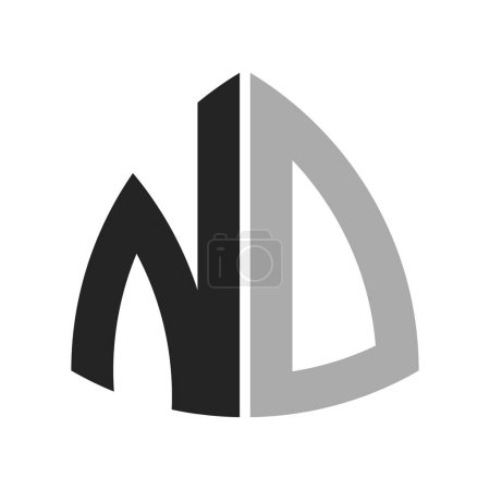 Design créatif moderne NO Logo. Lettre NO Icône pour toute entreprise et entreprise