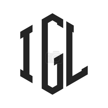 IGL Logo Design. Lettre initiale IGL Monogram Logo utilisant la forme de l'hexagone