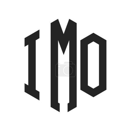 IMO Logo Design. Initial Letter IMO Monogram Logo using Hexagon shape