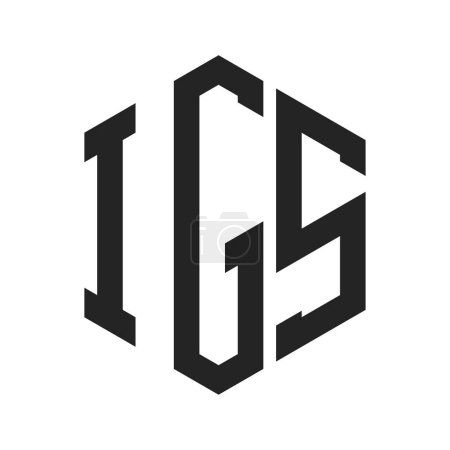 IGS Logo Design. Initial Letter IGS Monogram Logo using Hexagon shape