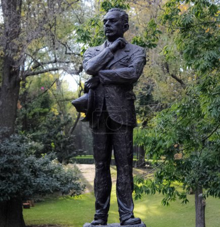 Foto de Estatua del Presidente de México Lázaro Cárdenas de 1934 a 1940. Instalado en el Complejo Cultural Los Pinos - Imagen libre de derechos