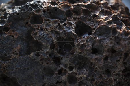 Photo for Stone surface background. Pumice stone its blurred natural background. Macro. High quality photo - Royalty Free Image