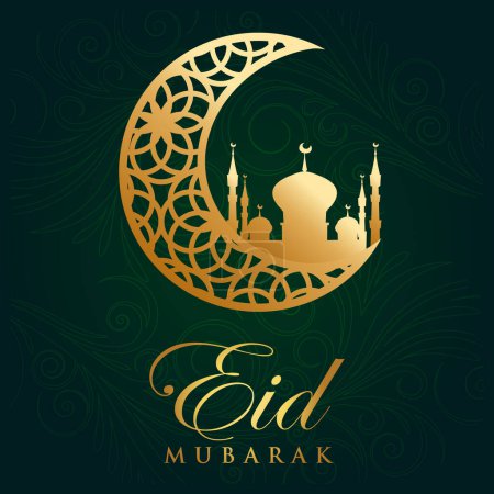 Vector elegante luxuriöse Ramadan, eid al-fitr, islamische Hintergrund dekorative Grußkarte