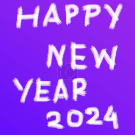 Téléchargez les photos : Bonne année 2024. Belle nouvelle année félicitations. - en image libre de droit