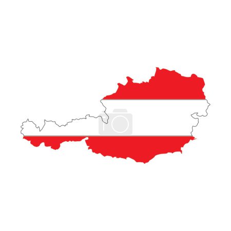 Ilustración de Vectores ilustración icono país austria símbolo diseño - Imagen libre de derechos