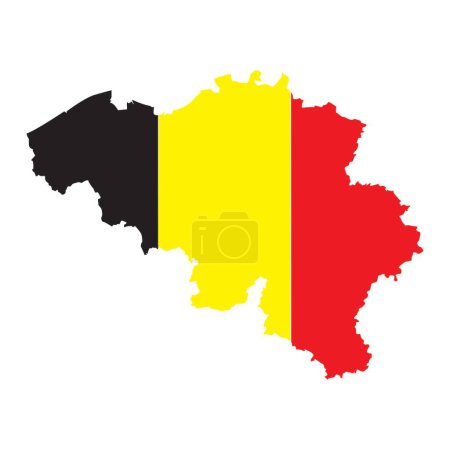 Photo for Vectors illustration icon belgium flag symbol design - Royalty Free Image