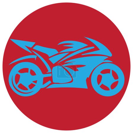 Photo for Motorbike icon symbol vectors illustration - Royalty Free Image