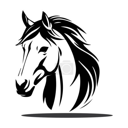Photo for Horse animal icon symbol illustration - Royalty Free Image