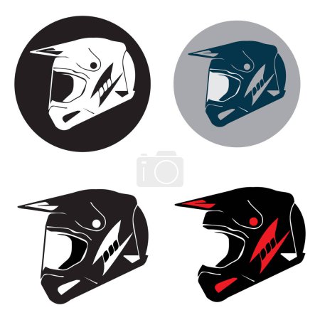 Photo for Helmet icon vector illustration symbol design - Royalty Free Image