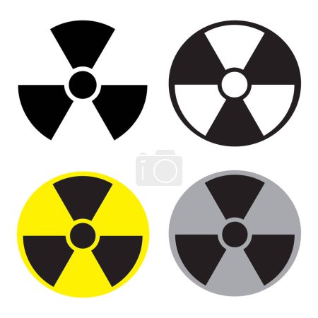 nuclear icon vector illustration symbol design