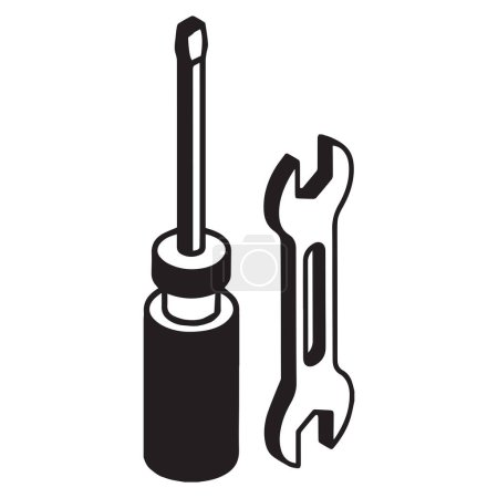 Illustration for Tool icon vectors illustration symbol design - Royalty Free Image