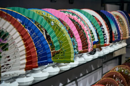 Photo for Colorful turkish traditional plates in the market - Royalty Free Image