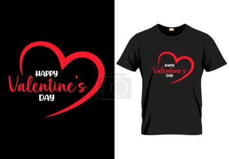 Illustration for Whispers of Love. A Valentine's Day Embrace. Romantic Apparel for Sweetheart Swag and Cherished Moments. valentine day, banner, poster, t shirt design, cover, greeting - Royalty Free Image
