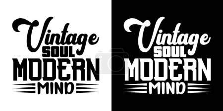 Stilvolles Wavy Groovy trendiges minimalistisches T-Shirt-Design in Typografie. Motivierende berühmte Zitate Typografie T-Shirt-Design. Druck, Typografie, Komik und Kalligrafie
