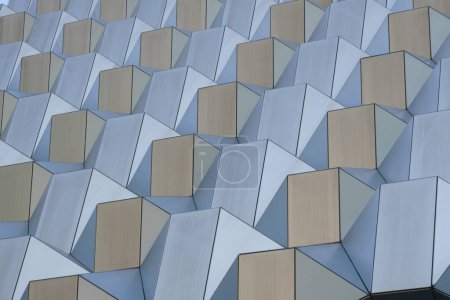 Photo for Background, geometric solids, box pattern - Royalty Free Image