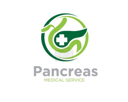 pancreas green logo designs for nature health service