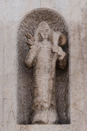 Photo for Religious statue in a Catholic church in France - Royalty Free Image