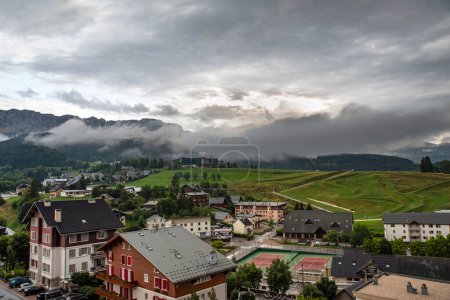 Photo for Panorama of the village of Villard de Lans in the Alps in France - Royalty Free Image