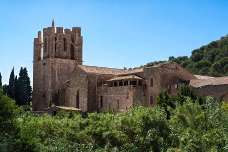 Abtei Lagrasse im Katharinenland in Südfrankreich