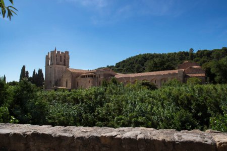 Lagrasse Abbey in Cathar country in the south of France