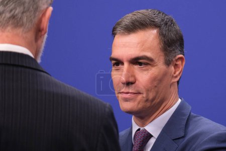 Photo for Prime minister Pedro Sanchez attends the closure Concert of the Spanish Presidency of the EU at the National Auditorium on December 21, 2023 in Madrid, Spain - Royalty Free Image