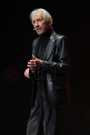 Photo for Jose Sacristan performs on stage during the tribute to Maria Dolores Pradera at WiZink Center on January 14, 2024 in Madrid, Spain. - Royalty Free Image