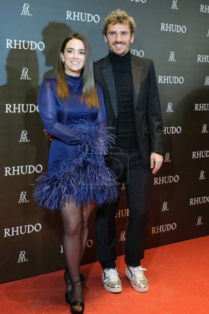 Photo for Antoine Griezmann attends the "Rhudo" Restaurant Opening photocall at Rhudo Restaurant on January 29, 2024 in Madrid, Spain. - Royalty Free Image