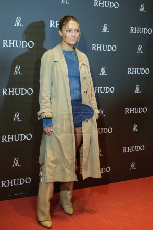 Téléchargez les photos : Andrea Arnau participe au photocall d'ouverture du restaurant "Rhudo" au restaurant Rhudo le 29 janvier 2024 à Madrid, Espagne. - en image libre de droit