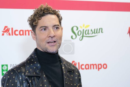 Photo for David Bisbal attends the photocall for Cadena 100 "Por La Paz" at WiZink Center on March 09, 2024 in Madrid, Spain. - Royalty Free Image