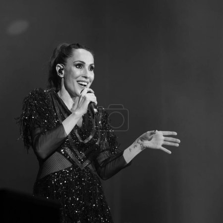 Foto de Cantante Malu realiza en el concierto en circo Price el 19 de marzo de 2024 en Madrid, España. - Imagen libre de derechos