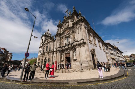Foto de Vista de Igreja do Carmo (Iglesia del Carmo) en Porto, Abril 1, 2024 Portugal - Imagen libre de derechos