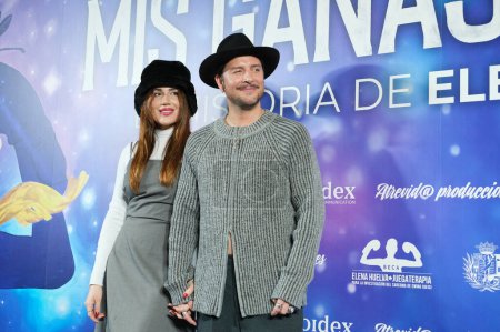 Photo for Manuel Carrasco  attends the Madrid premiere of "Mis Ganas Ganan" at Cine Palacio de la Prensa on April 03, 2024 in Madrid, Spain - Royalty Free Image