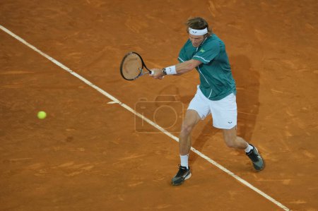 Photo for The Muta Madrid Open at La Caja Magica on May 01, 2024 in Madrid, Spain - Royalty Free Image