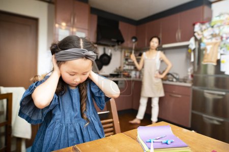 Photo for Girl to be scolded by mother - Royalty Free Image