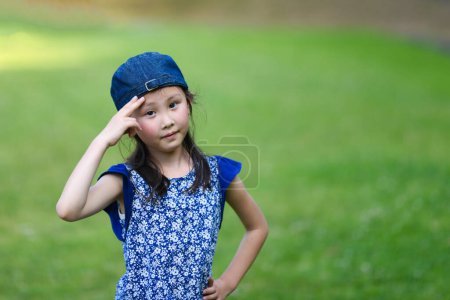 Photo for Cute girl wearing a hat - Royalty Free Image