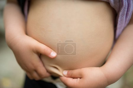 Photo for Close up of a pregnant woman belly - Royalty Free Image