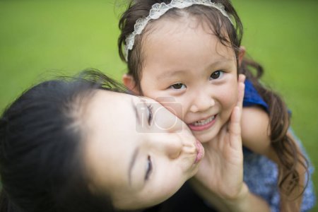 Photo for Smile of mother and daughter - Royalty Free Image