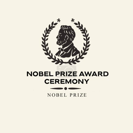 Ilustración de Plantilla de Ceremonia del Premio Nobel - Imagen libre de derechos